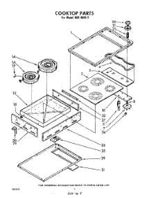 02 - Section parts for Whirlpool RDE85502 / from AppliancePartsPros.com
