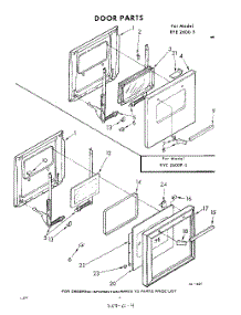 04 - Door parts for Whirlpool RYE26005 / from AppliancePartsPros.com