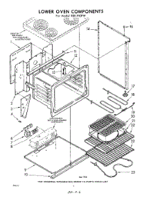 06 - Lower Oven parts for Whirlpool REE950PW / from AppliancePartsPros.com