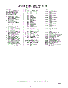07 - Lit / Optional parts for Whirlpool REE950PW / from AppliancePartsPros.com
