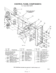11 - Control parts for Whirlpool REE950PW / from AppliancePartsPros.com
