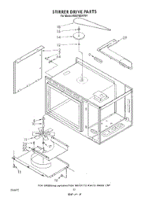 08 - Stirrer Drive parts for Whirlpool Range RM978BXVN1 / from AppliancePartsPros.com