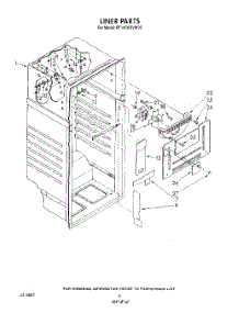 03 - Liner parts for Whirlpool Refrigerator RT14CKXVL00 / from AppliancePartsPros.com