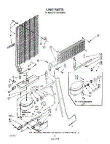07 - Unit parts for Whirlpool Refrigerator RT14CKXVL00 / from AppliancePartsPros.com