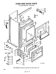 02 - Section parts for Whirlpool RVE776P / from AppliancePartsPros.com