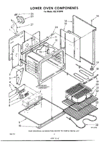 06 - Lower Oven parts for Whirlpool REE970PW / from AppliancePartsPros.com