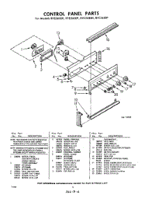 06 - Control Panel parts for Whirlpool RYE2600W / from AppliancePartsPros.com