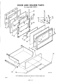 04 - Door And Drawer parts for Whirlpool REE970PW1 / from AppliancePartsPros.com