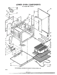 06 - Lower Oven parts for Whirlpool REE970PW1 / from AppliancePartsPros.com