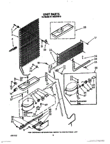 07 - Unit parts for Whirlpool Refrigerator RT14CKXVL13 / from AppliancePartsPros.com
