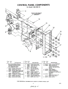 11 - Control Panel parts for Whirlpool RDE9600W / from AppliancePartsPros.com