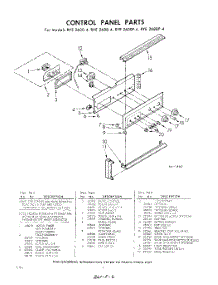 06 - Control Panel parts for Whirlpool RYE2600W4 / from AppliancePartsPros.com