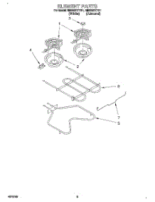 03 - Element parts for Whirlpool Range RM980PXYN1 / from AppliancePartsPros.com