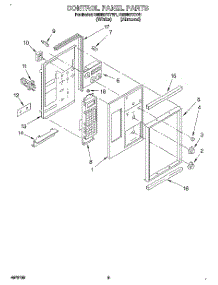 09 - Control Panel parts for Whirlpool Range RM980PXYN1 / from AppliancePartsPros.com