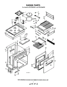 02 - Range parts for Whirlpool RVG2660W / from AppliancePartsPros.com