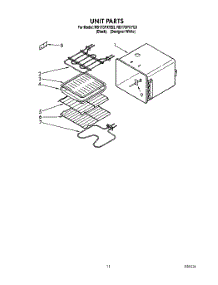 07 - Unit parts for Whirlpool Oven RB170PXYQ3 / from AppliancePartsPros.com