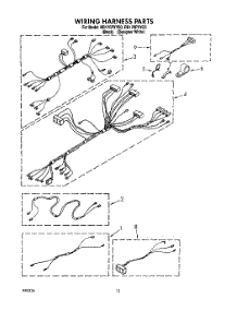 08 - Wiring Harness parts for Whirlpool Oven RB170PXYQ3 / from AppliancePartsPros.com