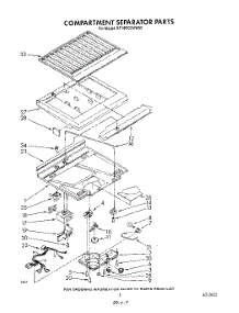 04 - Compartment Separator parts for Whirlpool Refrigerator RT14DCXVG00 / from AppliancePartsPros.com
