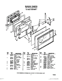 07 - Door parts for Whirlpool RGM1880P1 / from AppliancePartsPros.com