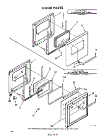 04 - Door parts for Whirlpool RYE2688W / from AppliancePartsPros.com