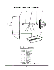 12 - K45 Colander parts for Whirlpool RVSA / from AppliancePartsPros.com