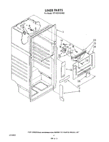 03 - Liner parts for Whirlpool Refrigerator RT14DCXVL00 / from AppliancePartsPros.com