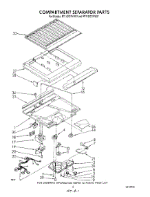 04 - Compartment Separator parts for Whirlpool Refrigerator RT14DCXVL01 / from AppliancePartsPros.com