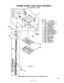03 - Power Screw And Ram parts for Whirlpool SAC100W3 / from AppliancePartsPros.com