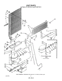07 - Unit parts for Whirlpool Refrigerator RT14DCXVL10 / from AppliancePartsPros.com