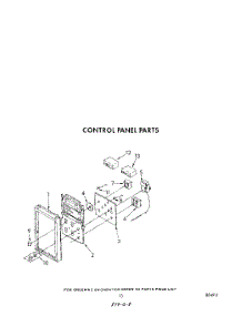 08 - Control Panel parts for Whirlpool Range RM988PXVF2 / from AppliancePartsPros.com