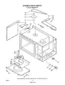 09 - Stirrer Drive parts for Whirlpool Range RM988PXVF2 / from AppliancePartsPros.com
