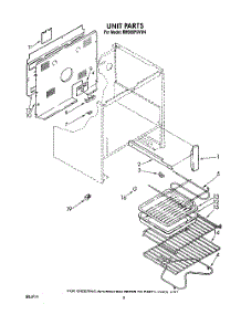 05 - Unit parts for Whirlpool Range RM988PXVF4 / from AppliancePartsPros.com