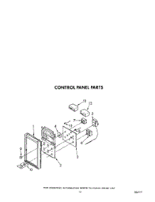 08 - Control Panel parts for Whirlpool Range RM988PXVF4 / from AppliancePartsPros.com