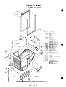 04 - Drawer parts for Whirlpool SAC300W0 / from AppliancePartsPros.com