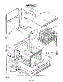04 - Oven parts for Whirlpool Oven RB2200XKW1 / from AppliancePartsPros.com