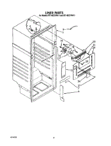 03 - Liner parts for Whirlpool Refrigerator RT14DCYVG11 / from AppliancePartsPros.com
