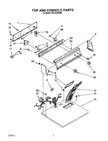 02 - Section parts for Whirlpool Dryer REL4434AL0 / from AppliancePartsPros.com
