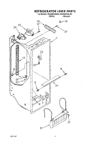 02 - Refrigerator Liner parts for Whirlpool Refrigerator RS25AWXAL00 / from AppliancePartsPros.com