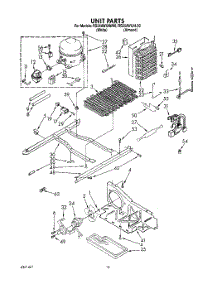 09 - Unit parts for Whirlpool Refrigerator RS25AWXAL00 / from AppliancePartsPros.com