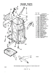 02 - Frame parts for Whirlpool SDC4000W0 / from AppliancePartsPros.com