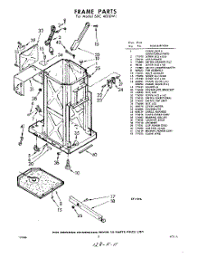 02 - Frame parts for Whirlpool SDC4000W1 / from AppliancePartsPros.com