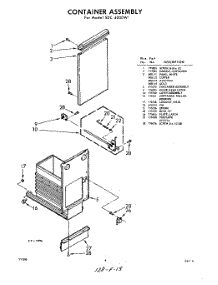 04 - Container parts for Whirlpool SDC4000W1 / from AppliancePartsPros.com