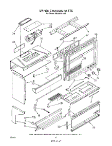 06 - Upper Chassis parts for Whirlpool Range RM988PXVN2 / from AppliancePartsPros.com