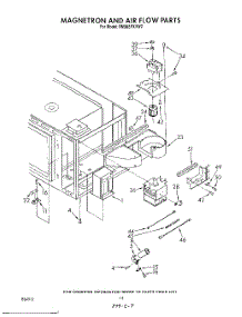 07 - Magnetron And Air Flow parts for Whirlpool Range RM988PXVN2 / from AppliancePartsPros.com