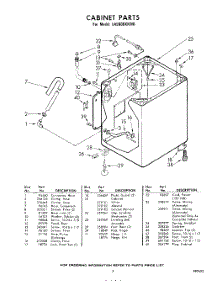 03 - Cabinet parts for Whirlpool Washer LA5600XKW0 / from AppliancePartsPros.com