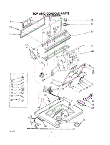 06 - Top And Console parts for Whirlpool Washer LA5600XKW0 / from AppliancePartsPros.com