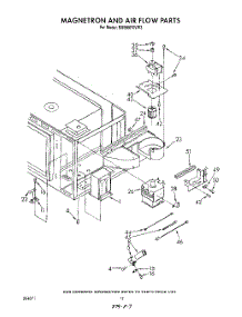 07 - Magnetron And Air Flow parts for Whirlpool Range RM988PXVN3 / from AppliancePartsPros.com