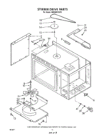09 - Stirrer Drive parts for Whirlpool Range RM988PXVN3 / from AppliancePartsPros.com