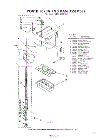 03 - Power Screw And Ram parts for Whirlpool SDC4000W3 / from AppliancePartsPros.com