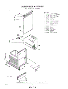 04 - Container parts for Whirlpool SDC4000W3 / from AppliancePartsPros.com
